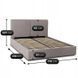 Кровать двуспальная MEBEL ELITE MARSYLIA 160x200 см Серая