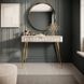 Стіл туалетний Perfect Home Ланте / Lante 1S/100 з 1 шухлядою і золотими ніжками Беж