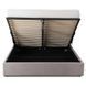 Кровать двуспальная MEBEL ELITE MARSYLIA 160x200 см Серая