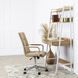 Стул офисный поворотный MEBEL ELITE BOSTON Velvet Бежевый