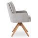 Стул поворотный MEBEL ELITE BIANCO Серый
