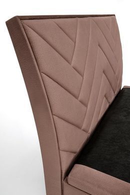 Ліжко CONTINENTAL 1 VELVET Halmar 160x200 Бежевый фотографія