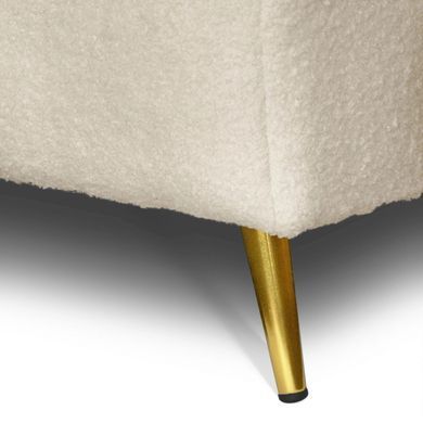 Диван розкладний MEBEL ELITE SEUL 214 см беж Букле фотографія