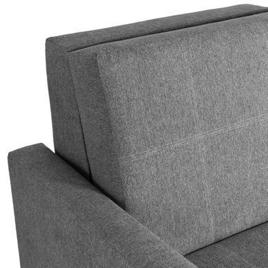 Набір з 2х розкладних крісел MEBEL ELITE MILAN 1, 98 см Сірий / тканина фотографія