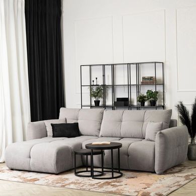 Угловой диван MEBEL ELITE ALMA 250 см Беж (левый) фотография
