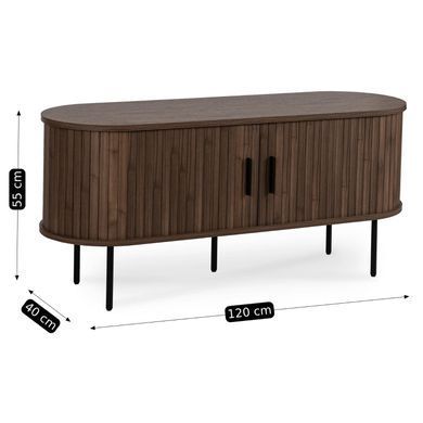 ТВ Тумба MEBEL ELITE TRISH 120 Орех фотография