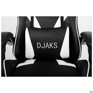 Компьютерное кресло VR Racer Dexter Djaks AMF Черный-белый фотография