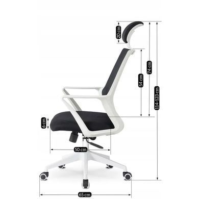 Стілець офісний поворотний MEBEL ELITE FLEX чорний фотографія