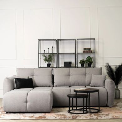 Угловой диван MEBEL ELITE ALMA 250 см Беж (левый) фотография