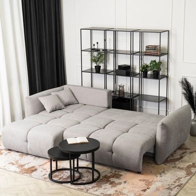 Угловой диван MEBEL ELITE ALMA 250 см Беж (левый) фотография