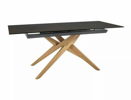 Стол Обеденный LORETO CERAMIC Signal 180(230)X90 Коричневый Матовый фотография