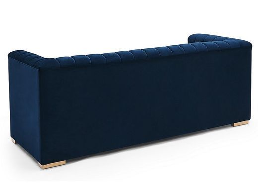 Софа VOGUE Velvet 2 Signal Темно-синій фотографія