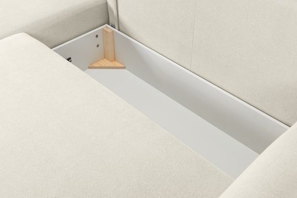 Диван кутовий розкладний ALLORA Perfect Home Польща Світло-бежевий фотографія