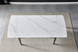Стіл розкладний BONN CERAMIC Intarsio 130(180)x80 Білий Глянець Кераміка Чорний