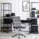 Стілець офісний поворотний MEBEL ELITE BOSTON Velvet, Сірий