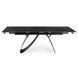 Стол раскладной MEBEL ELITE DEVON 160(220)х90 см Черный мрамор/черный