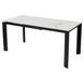 Стіл Обідній VERMONT STATURARIO/BLACK Concepto 120/170x80 Кераміка Глянець