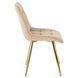 Стул бархатный MEBEL ELITE CARO Velvet Крем