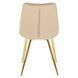 Стул бархатный MEBEL ELITE CARO Velvet Крем