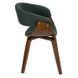 Стул MEBEL ELITE GARY 2 Зеленый / ореховый