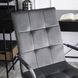 Стілець офісний поворотний MEBEL ELITE BOSTON Velvet, Сірий
