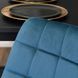 Барный стул бархатный MEBEL ELITE ARCOS Velvet Синий / золотой