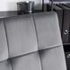 Стілець офісний поворотний MEBEL ELITE BOSTON Velvet, Сірий