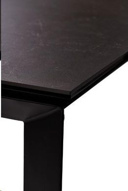 Стол Обеденный VERMONT BLACK MARBLE Concepto 120/170x80 Керамика фотография