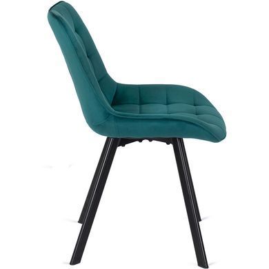 Стул бархатный MEBEL ELITE RICK Velvet Бирюзовый фотография