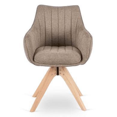Стул поворотный MEBEL ELITE LEMON Бежевый фотография