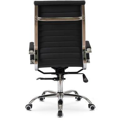 Стул офисный поворотный MEBEL ELITE FERNIS экокожа Черный фотография
