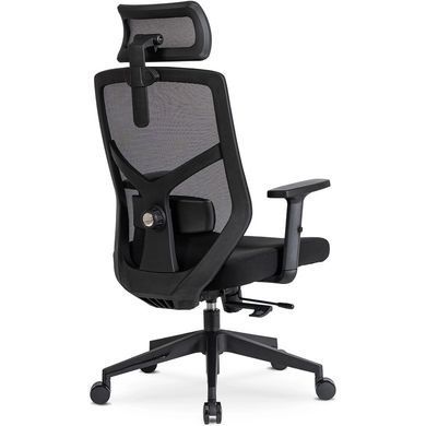 Стул офисный вращающийся MEBEL ELITE BENTO Черный фотография