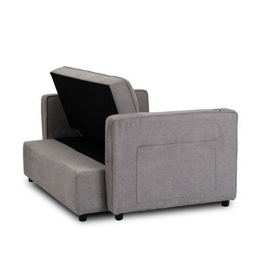 Крісло розкладне MEBEL ELITE ASTER Сірий фотографія