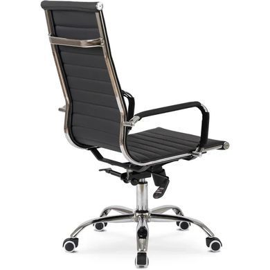 Стул офисный поворотный MEBEL ELITE FERNIS экокожа Черный фотография