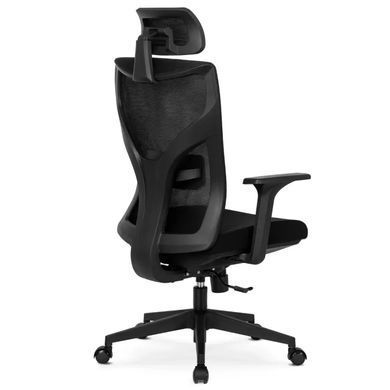 Стул офисный вращающийся MEBEL ELITE SPIRAL Черный фотография
