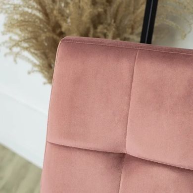Стілець офісний поворотний MEBEL ELITE BOSTON Velvet, Рожевий фотографія