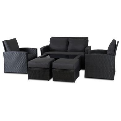 Комплект садових меблів MEBEL ELITE COLORADO Темно Сірий