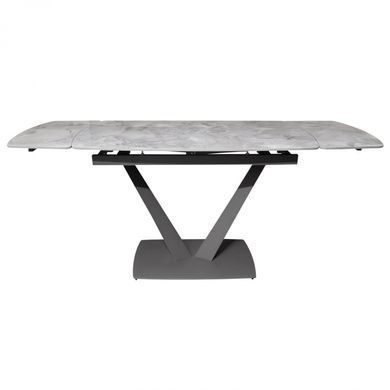 Стол раскладной ELVI GREY STONE Concepto 120(180)x80 Керамика Глянец Серый фотография