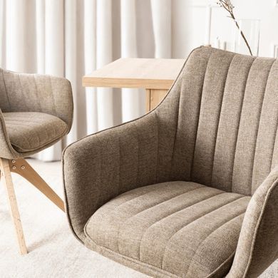 Стул поворотный MEBEL ELITE LEMON Бежевый фотография