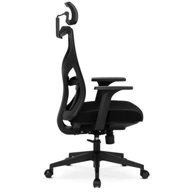 Стул офисный вращающийся MEBEL ELITE SPIRAL Черный фотография