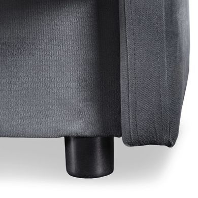 Диван розкладний MEBEL ELITE STELLA 200 см Сірий фотографія
