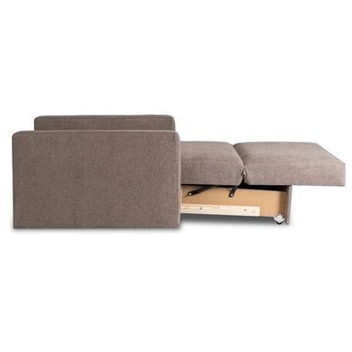 Набір з 2х розкладних крісел MEBEL ELITE MILAN 1, 98 см MEBEL ELITE Беж / тканина фотографія