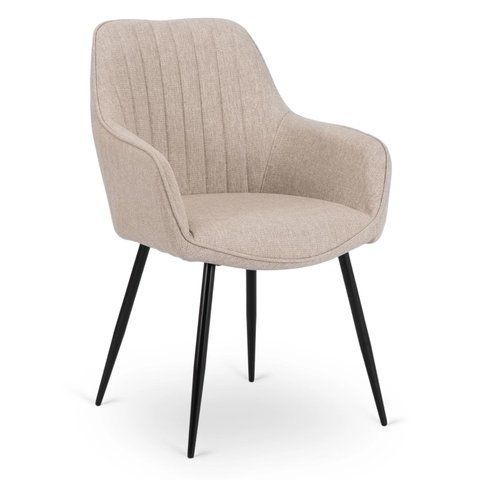 Стілець MEBEL ELITE MALAGA Беж фотографія