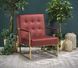 Крісло PRIUS Velvet Halmar Бордо
