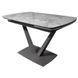 Стол раскладной ELVI GREY STONE Concepto 120(180)x80 Керамика Глянец Серый