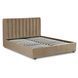 Кровать двуспальная бархатная 160x200 MEBEL ELITE MARI Velvet Беж