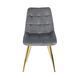 Стул бархатный MEBEL ELITE CARO Velvet Серый