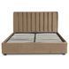 Кровать двуспальная бархатная 160x200 MEBEL ELITE MARI Velvet Беж
