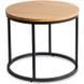 Журнальний столик LELLA MEBEL ELITE 53x53 Дуб Золотий