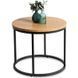 Журнальний столик LELLA MEBEL ELITE 53x53 Дуб Золотий